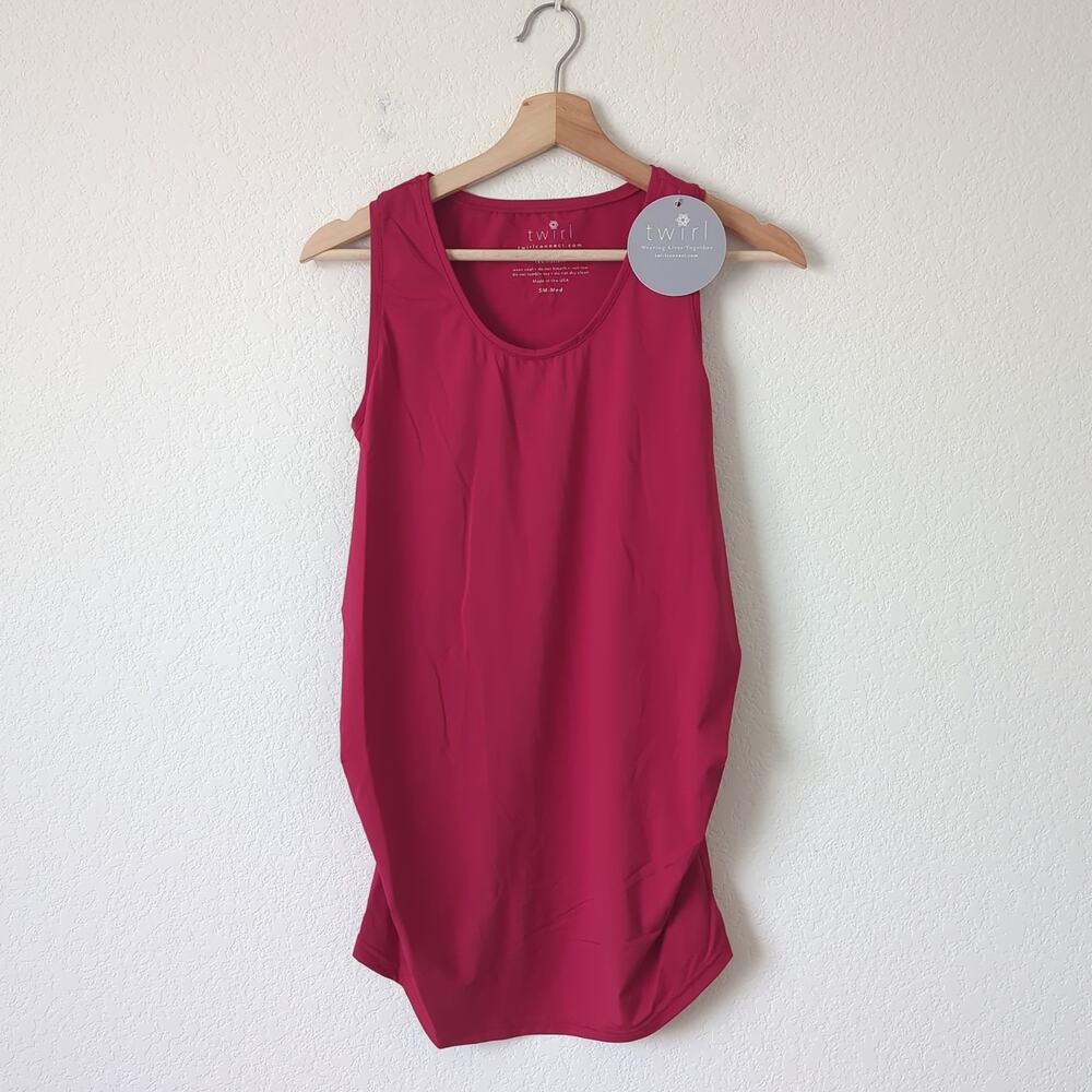 NWT Twirl Connect Womens Labor & Delivery Tunic Top Comfort Coverage Stretchy SM - Picture 5 of 6
